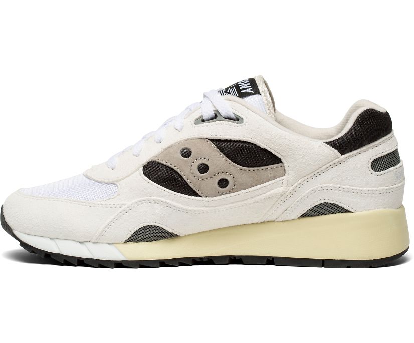 Women's Saucony Shadow 6000 Originals White / Black / Grey | Singapore 065DFMN